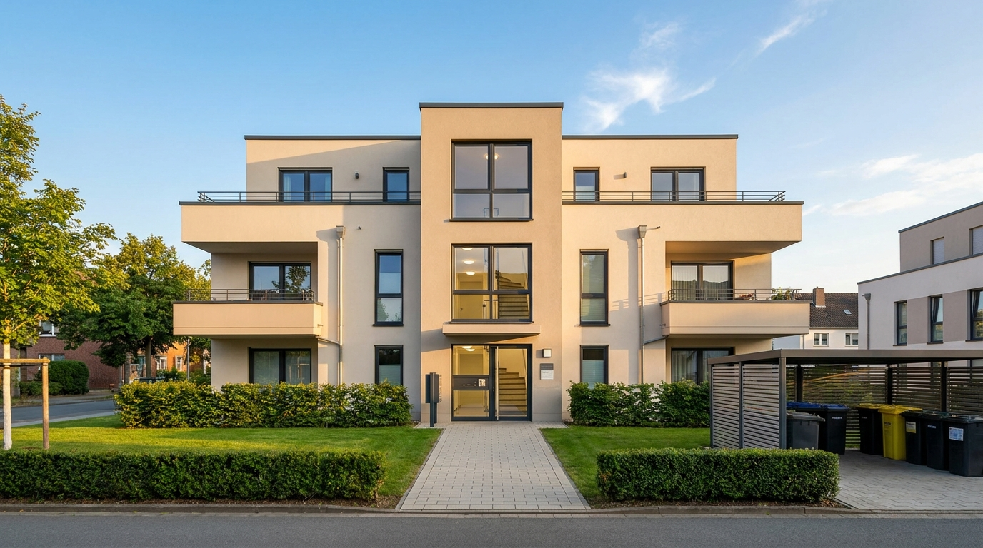 Gepflegtes Mehrfamilienhaus in Osnabrück — Beispiel für professionelle Objektpflege