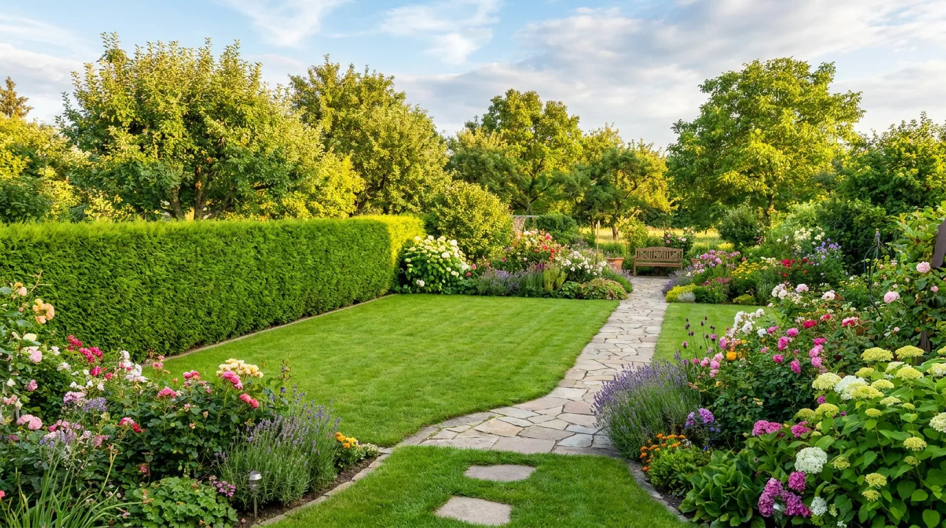 Gepflegter Garten in Osnabrück — professionelle Gartenpflege durch Rund ums Haus Littawe